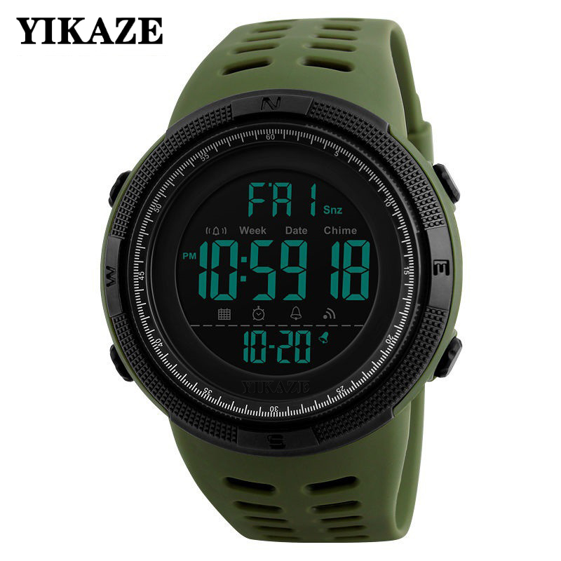 Running Watch - YIKAZE X01 Men's Digital Watches Multifunction