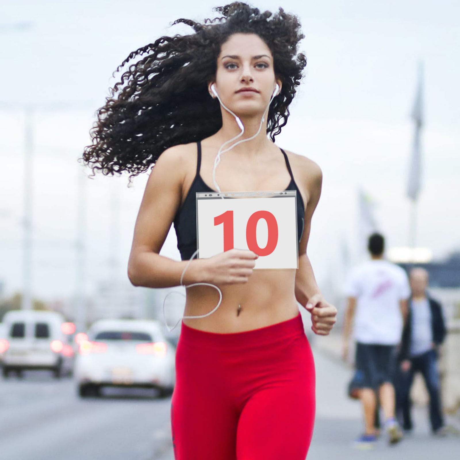 100Pcs Transparent Bib Number  - огляд і ціна Race Bib