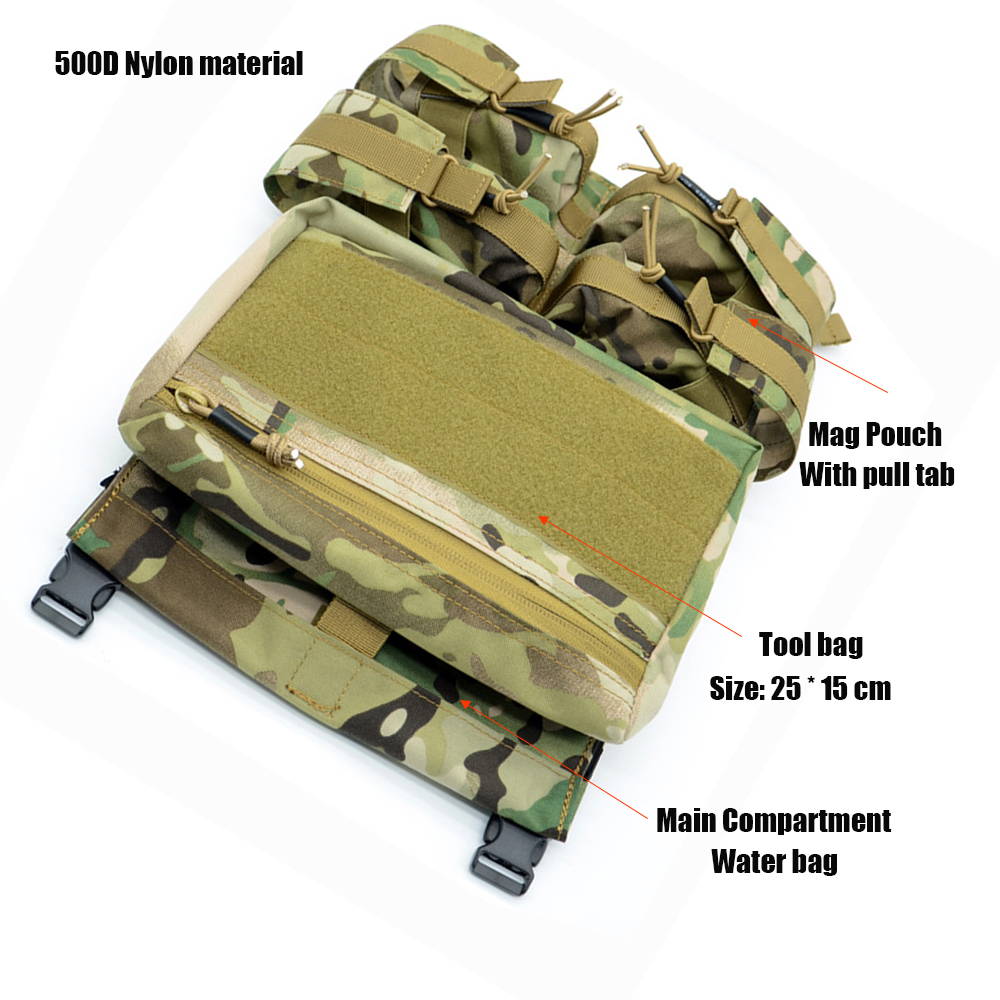 Tactical Vest Backpack Back Pa - огляд і ціна Hydration Vest