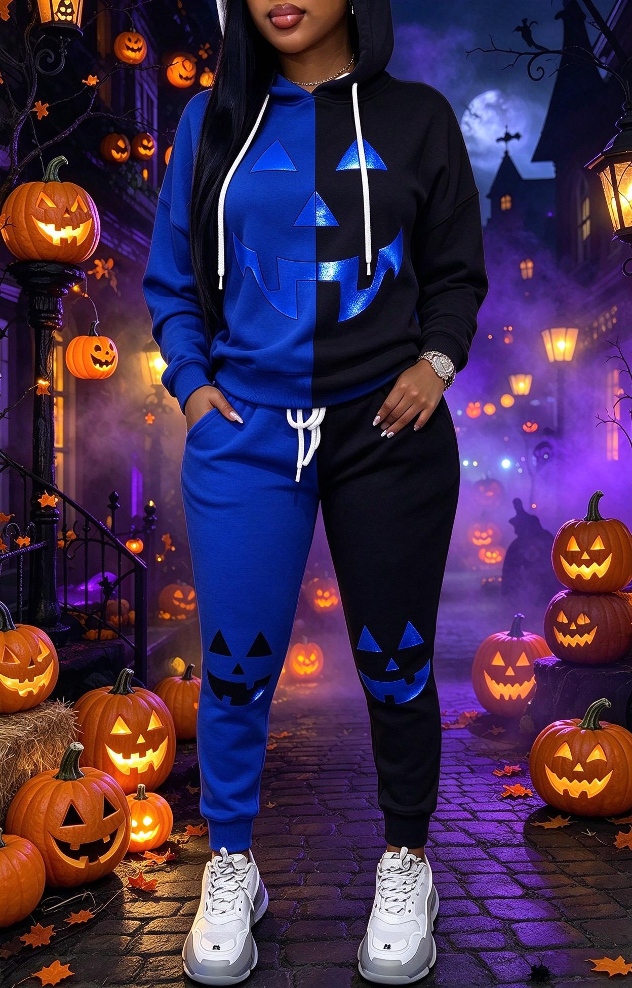 Women Halloween Color Block Ho - огляд і ціна Joggers Pants