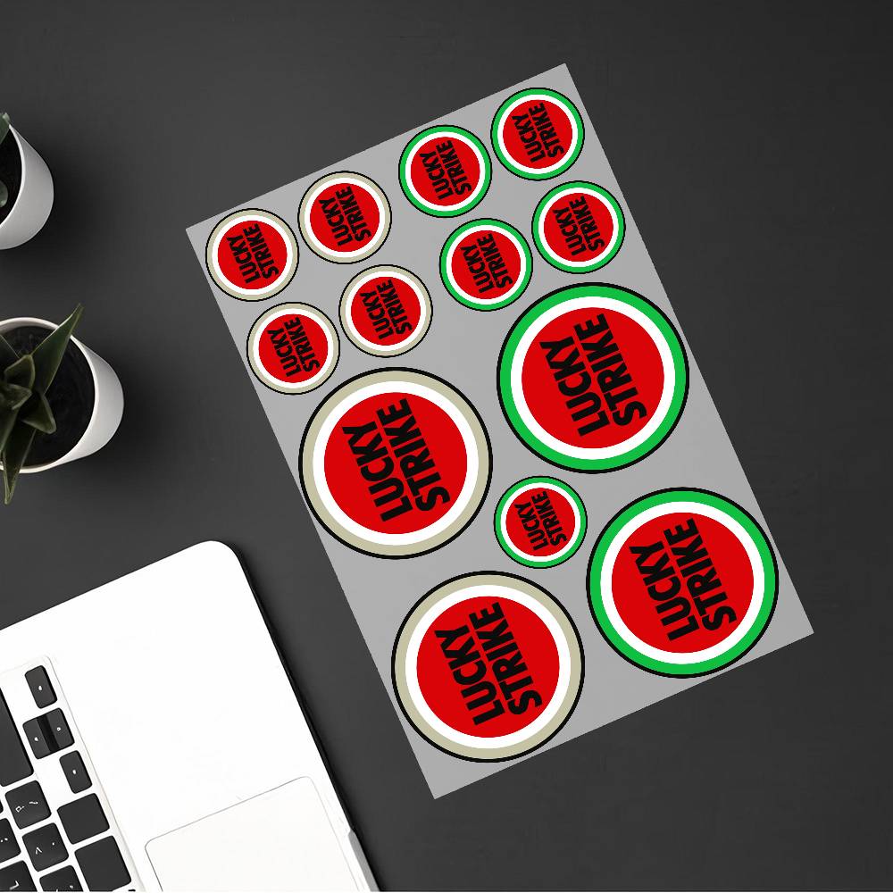 Classic Retro LUCKY Stickers G - огляд і ціна Race Bib